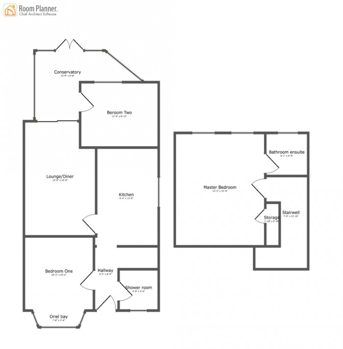 Floorplans For Heather Drive, Romford